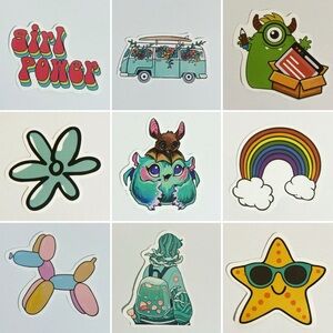 9pc Random Sticker Set
